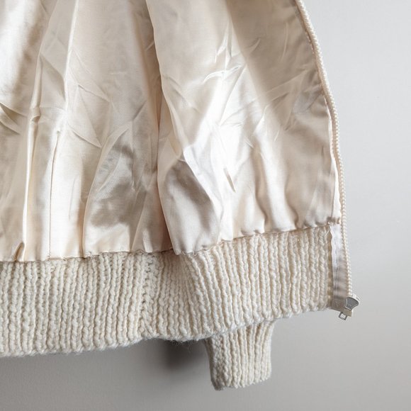 Unbranded vintage plush knit zip bomber - Picture 5 of 5